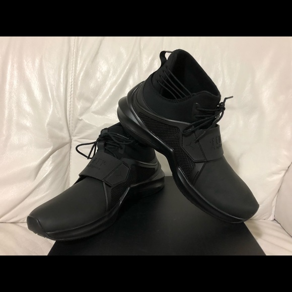 Puma Fenty Trainer Hi Black Rihanna Women New - Picture 4 of 6